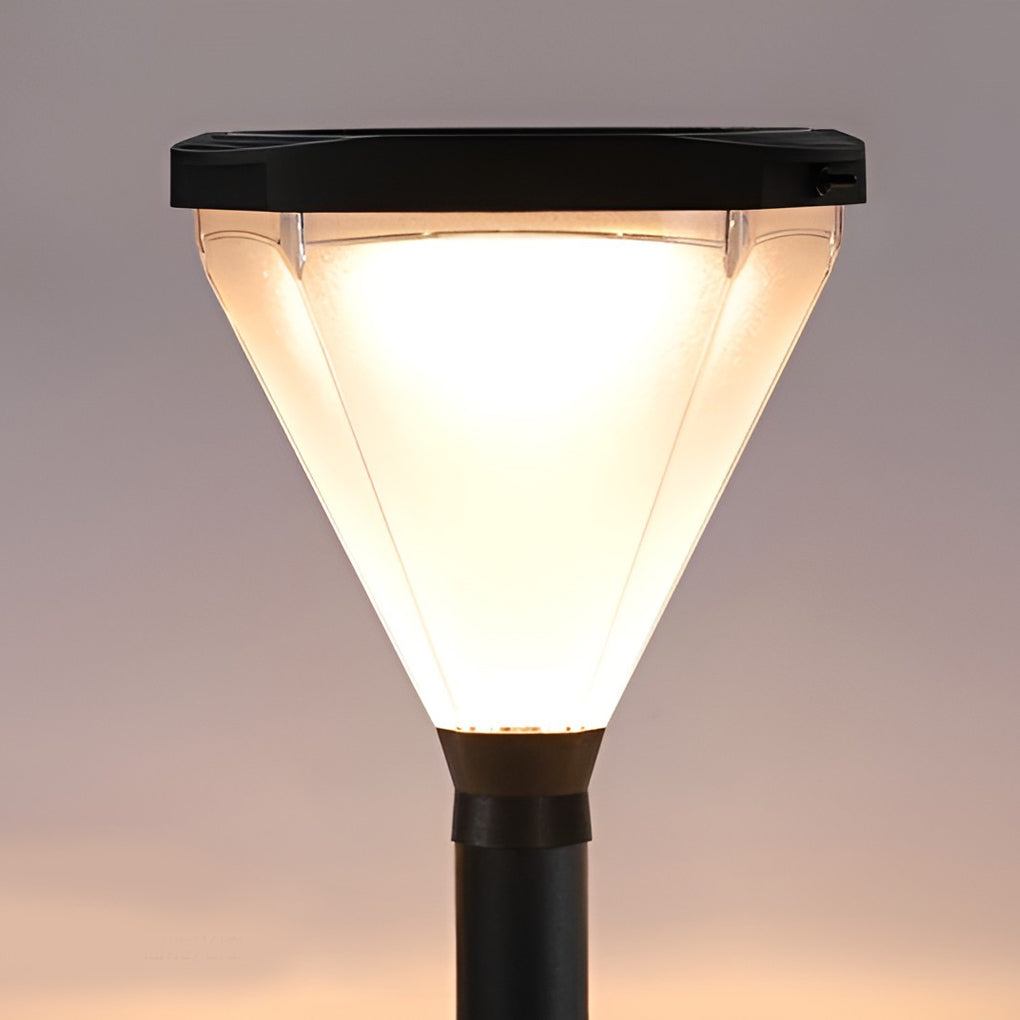 Eco-Efficient Cone-Shaped Solar Path Light Modern LED Outdoor Lighting - Lamp Outdoor