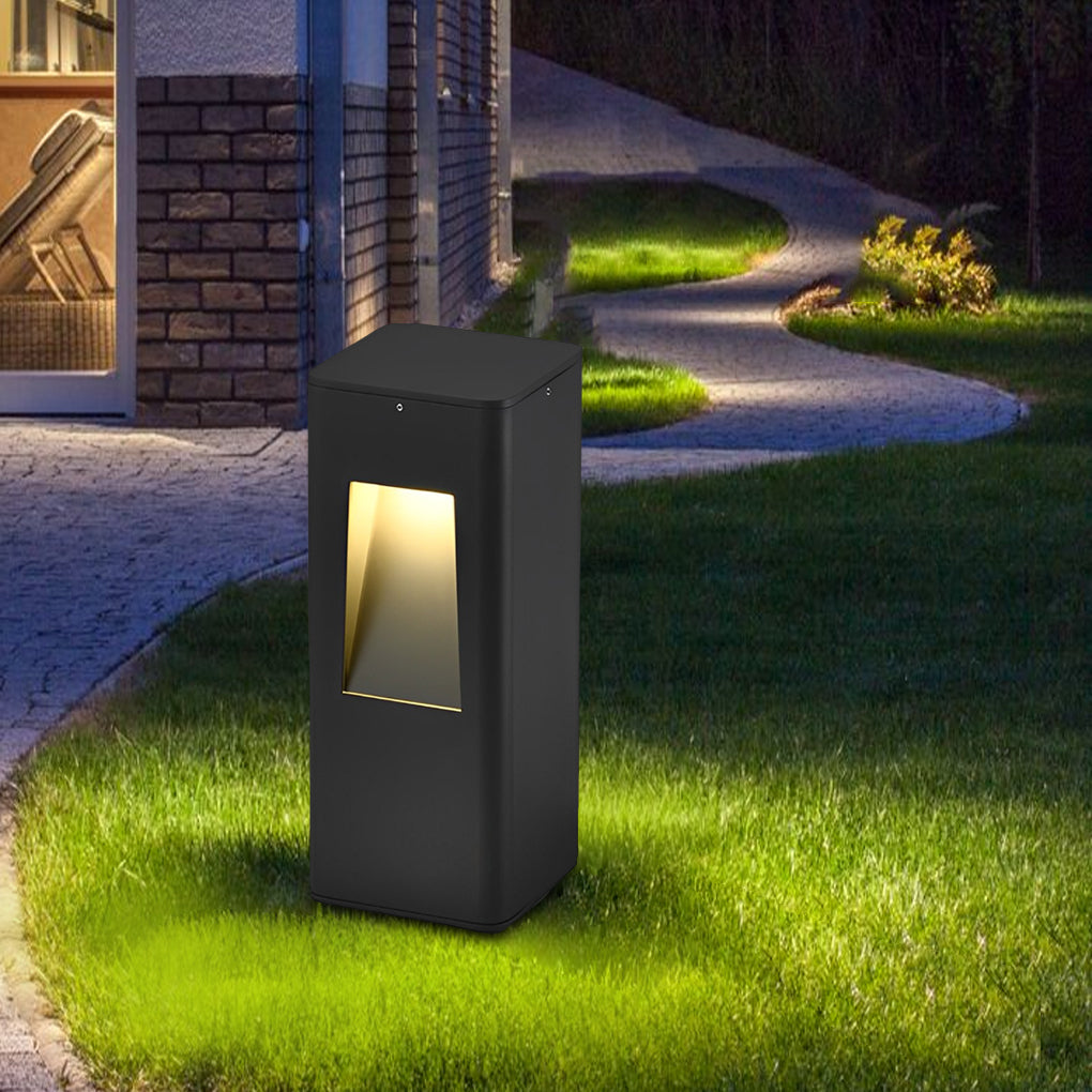 Modern LED Aluminum Pathway Lights with Front Slide Durable Outdoor Illumination - Lamp Outdoor