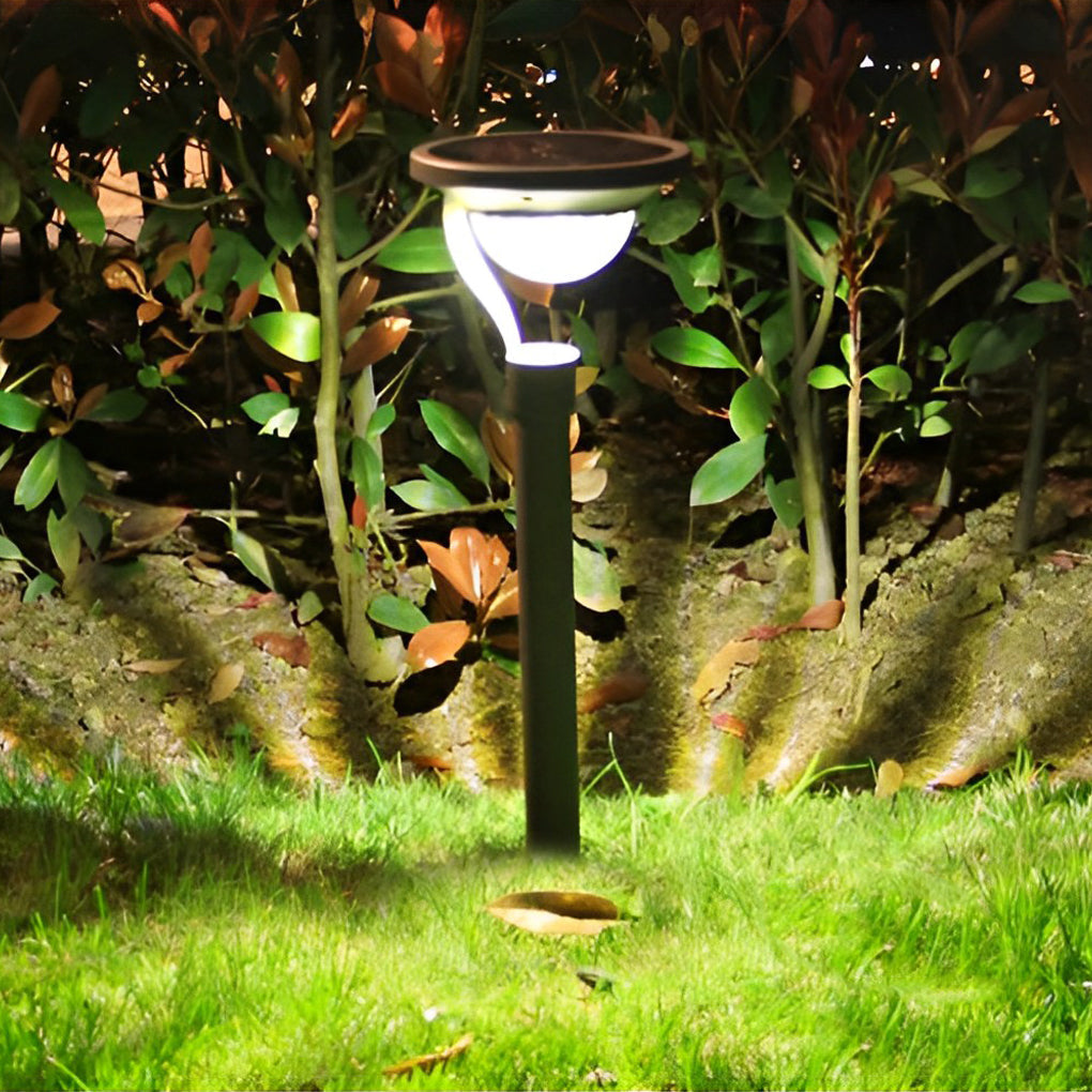 Modern Solar Lawn Lamp Half-Sphere LED Outdoor Light - Lamp Outdoor