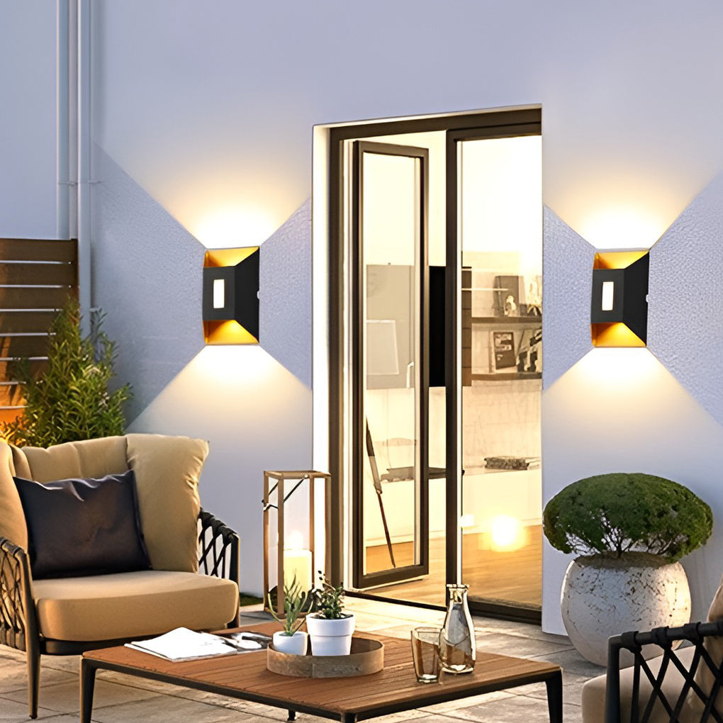 Waterproof LED Up and Down Lights Modern Wall Lamp Wall Sconce Lighting - Lamp Outdoor
