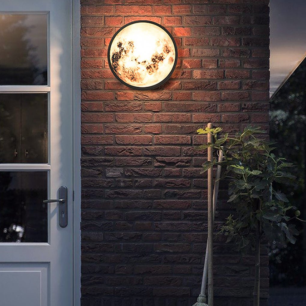 Creative Moon Outdoor Waterproof Garden Light LED Exterior Wall Light - Lamp Outdoor