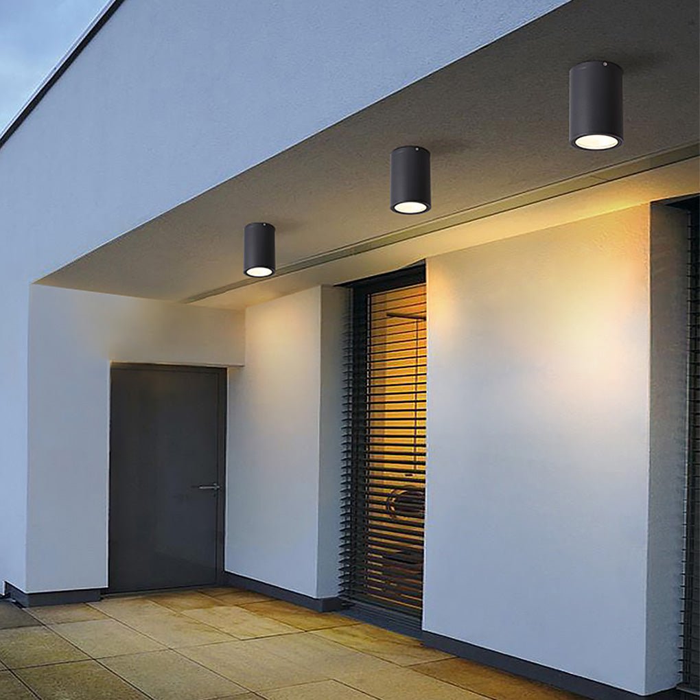 Cylindrical LED Downlight Waterproof Spot Lights Ceiling Light for Balcony Aisle Corridor - Lamp Outdoor