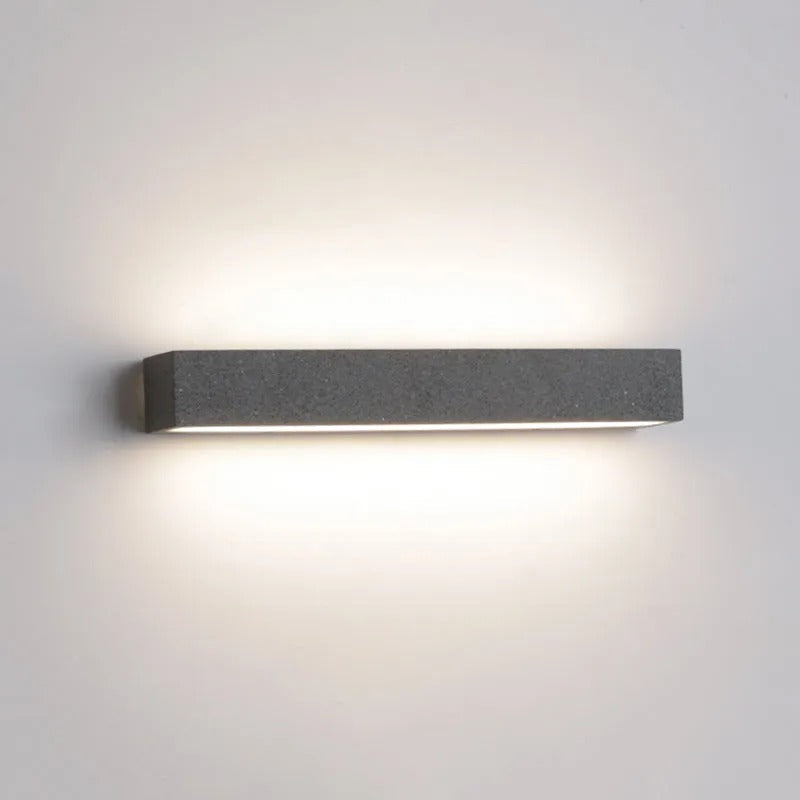 Arisha Modern Design Rectangular LED Outdoor Wall Lamp Garden Courtyard Corridor - Lamp Outdoor