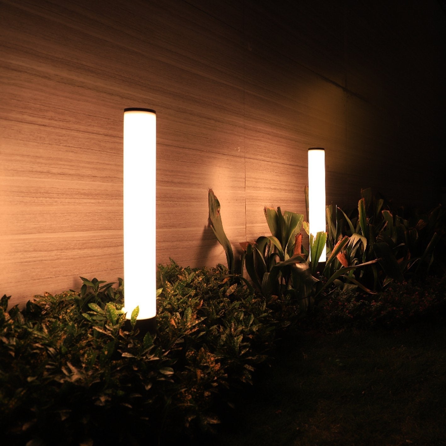Slender Cylindrical Waterproof Modern Pathway Bollard Lights Outdoor Light - Lamp Outdoor