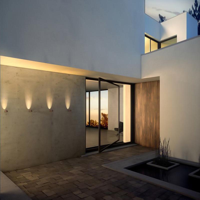 Slender Tube Creative LED Waterproof Modern Outdoor Wall Lights Wall Lamp - Lamp Outdoor