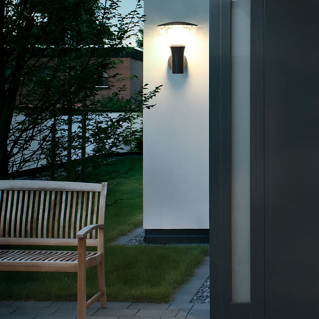 Versatile Round LED Nordic Outdoor Lighting - Wall or Post Lighting - Lamp Outdoor