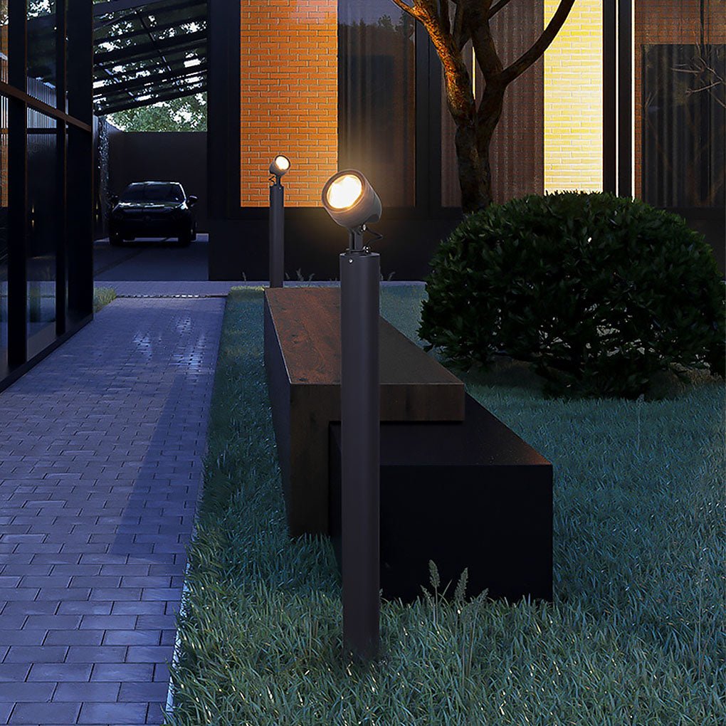 Nordic Minimalist Waterproof LED Spotlight on Post for Gardens - Lamp Outdoor