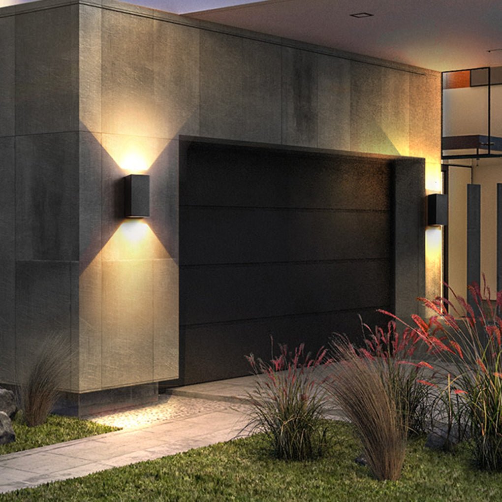 Two Light Effect Optional Waterproof LED Wall Light for Outdoor Villa Courtyard - Lamp Outdoor