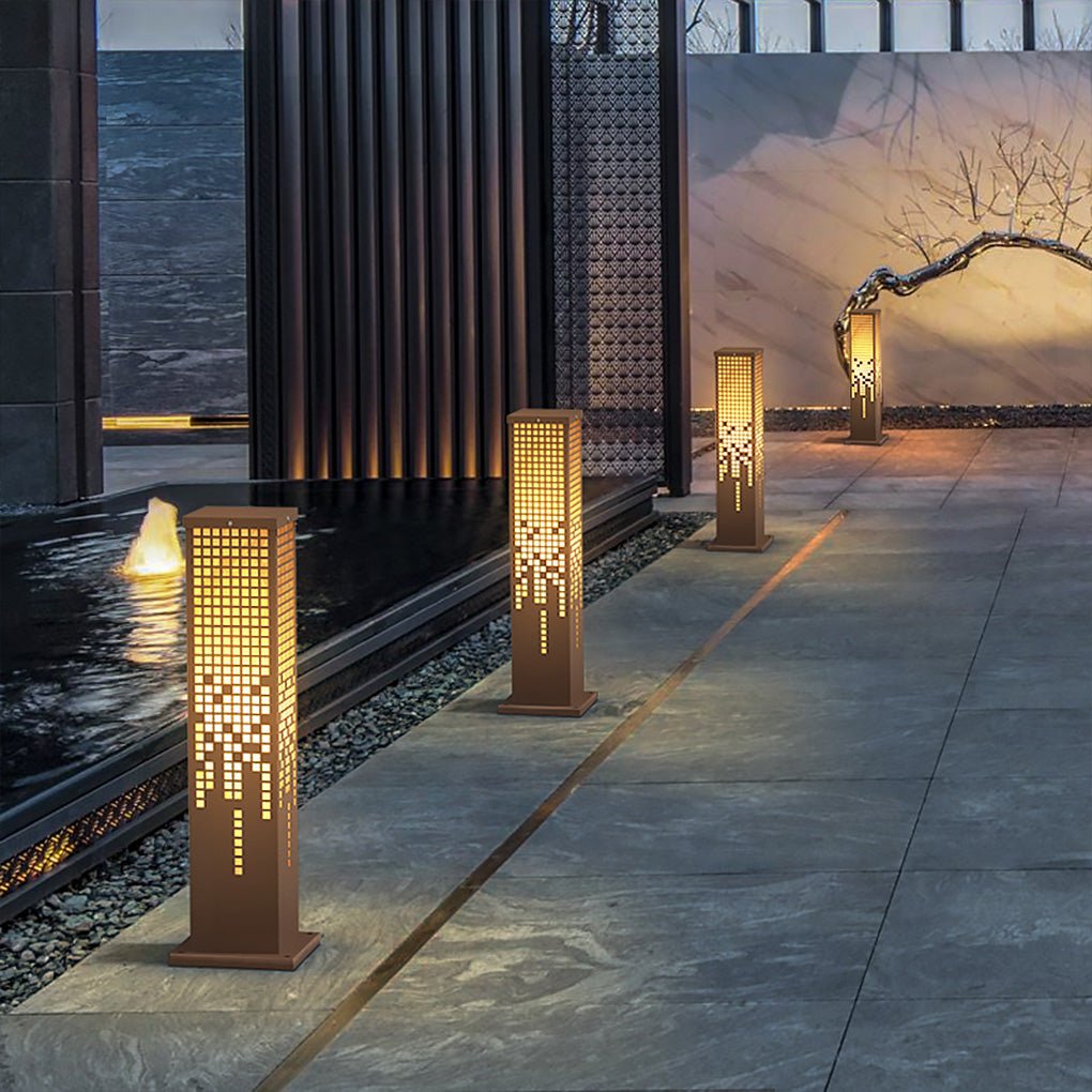 Stylish Stainless Steel LED Bollard Lights for Outdoor Landscape Illumination - Lamp Outdoor