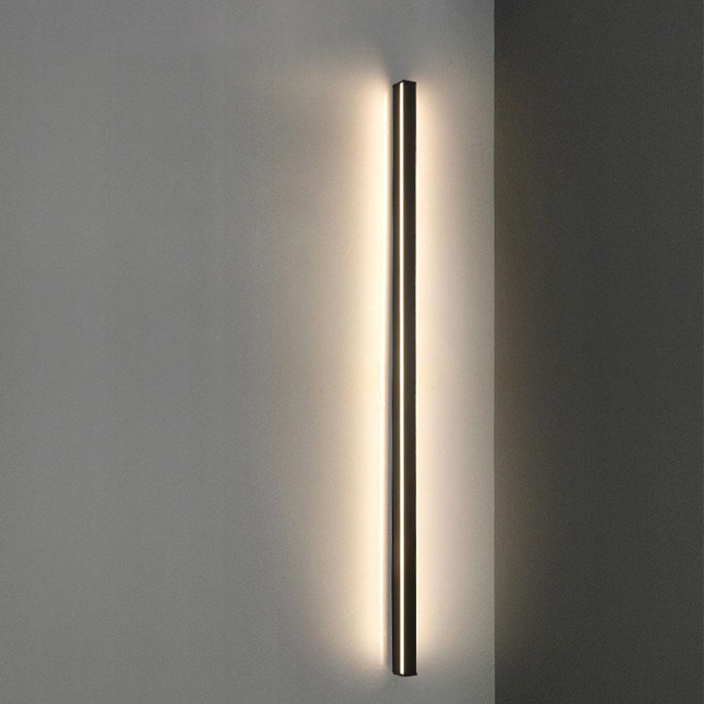 Long LED Linear Lights Dimmable RGB Black Minimalist Wall Lights - Lamp Outdoor