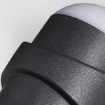 Round Waterproof LED Black Modern Up and Down Lights Outdoor Wall Sconces - Lamp Outdoor