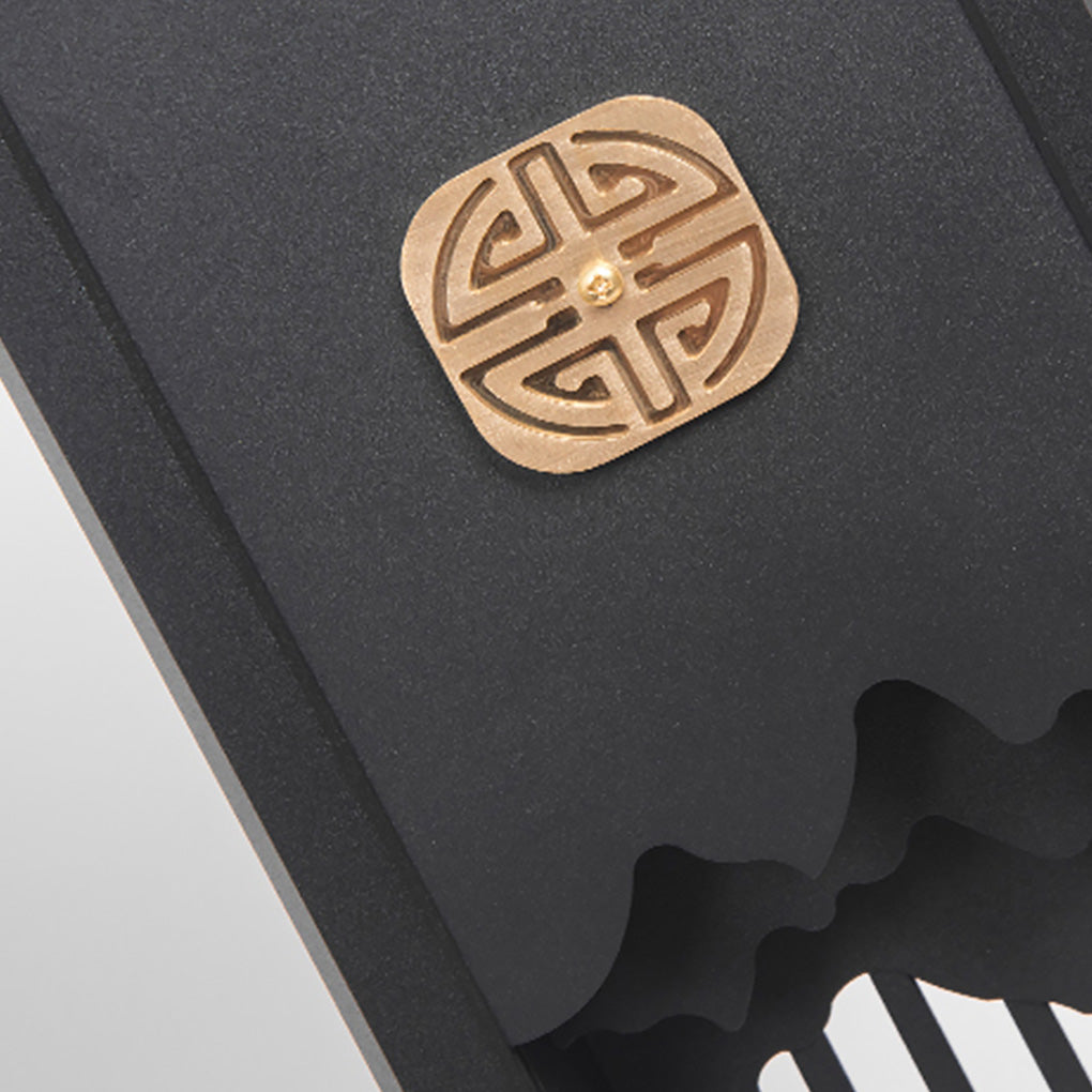 Elegant Outdoor LED Light with Artistic Cut Craft and Strip Design - Lamp Outdoor