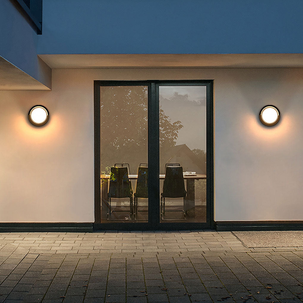 Modern Outdoor Wall Lights Round & Square Waterproof Designs for Gardens & Villas - Lamp Outdoor