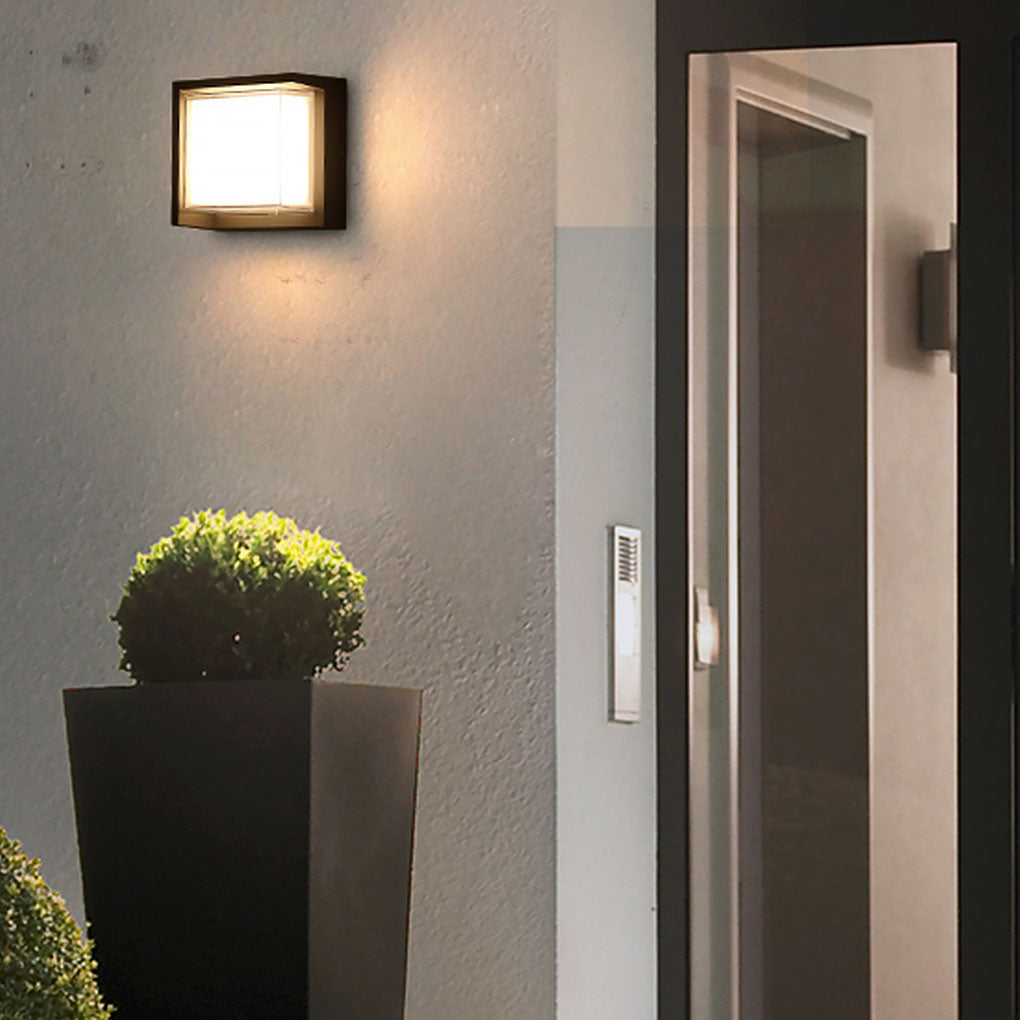Modern Outdoor Wall Lights Round & Square Waterproof Designs for Gardens & Villas - Lamp Outdoor