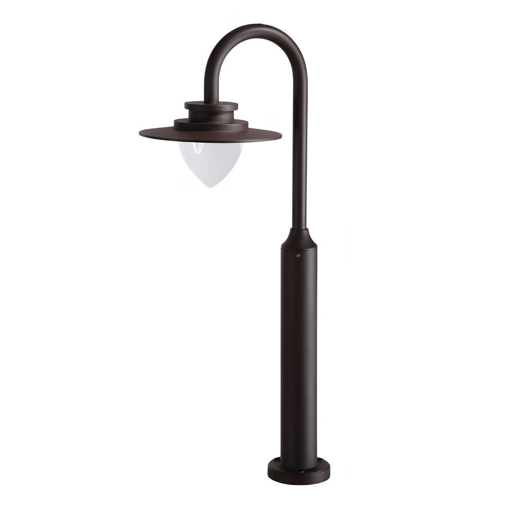 Minimalist Nordic Arc Arm LED Lawn Lamp Durable Outdoor Post Lighting - Lamp Outdoor