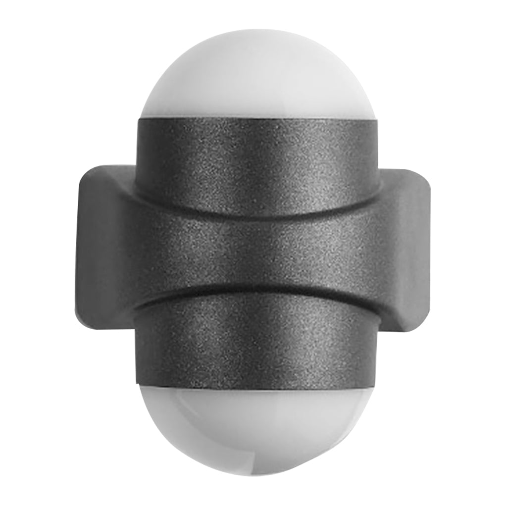 Round Waterproof LED Black Modern Up and Down Lights Outdoor Wall Sconces - Lamp Outdoor