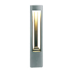 Triple-Side Emitting Solar LED Garden Bollard Lights Heart Design & Weatherproof - Lamp Outdoor