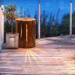 Resin Tree Stump Outdoor Light Rustic Decorative Garden Lawn LED Lamp - Lamp Outdoor