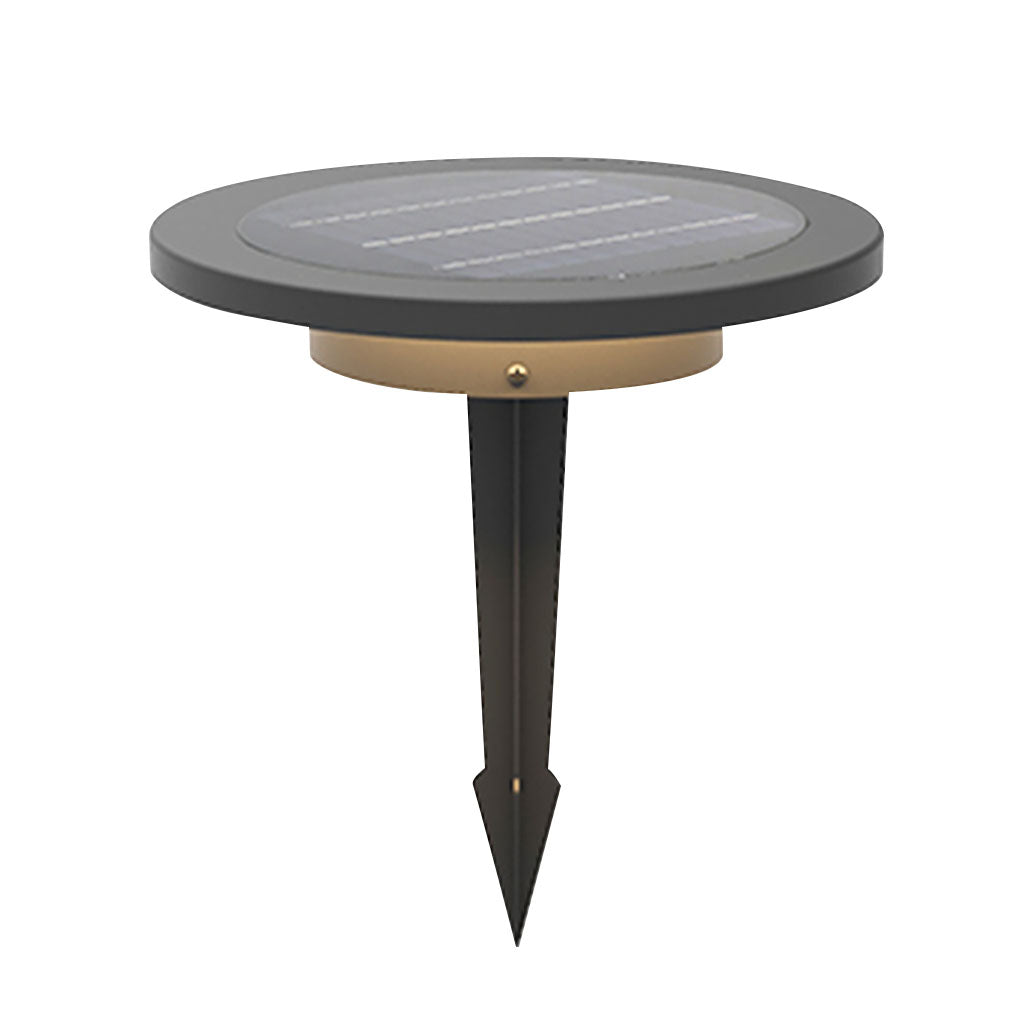 Halo Bottom-Emitting LED Ground Solar Lights Durable & Elegant for Outdoors - Lamp Outdoor