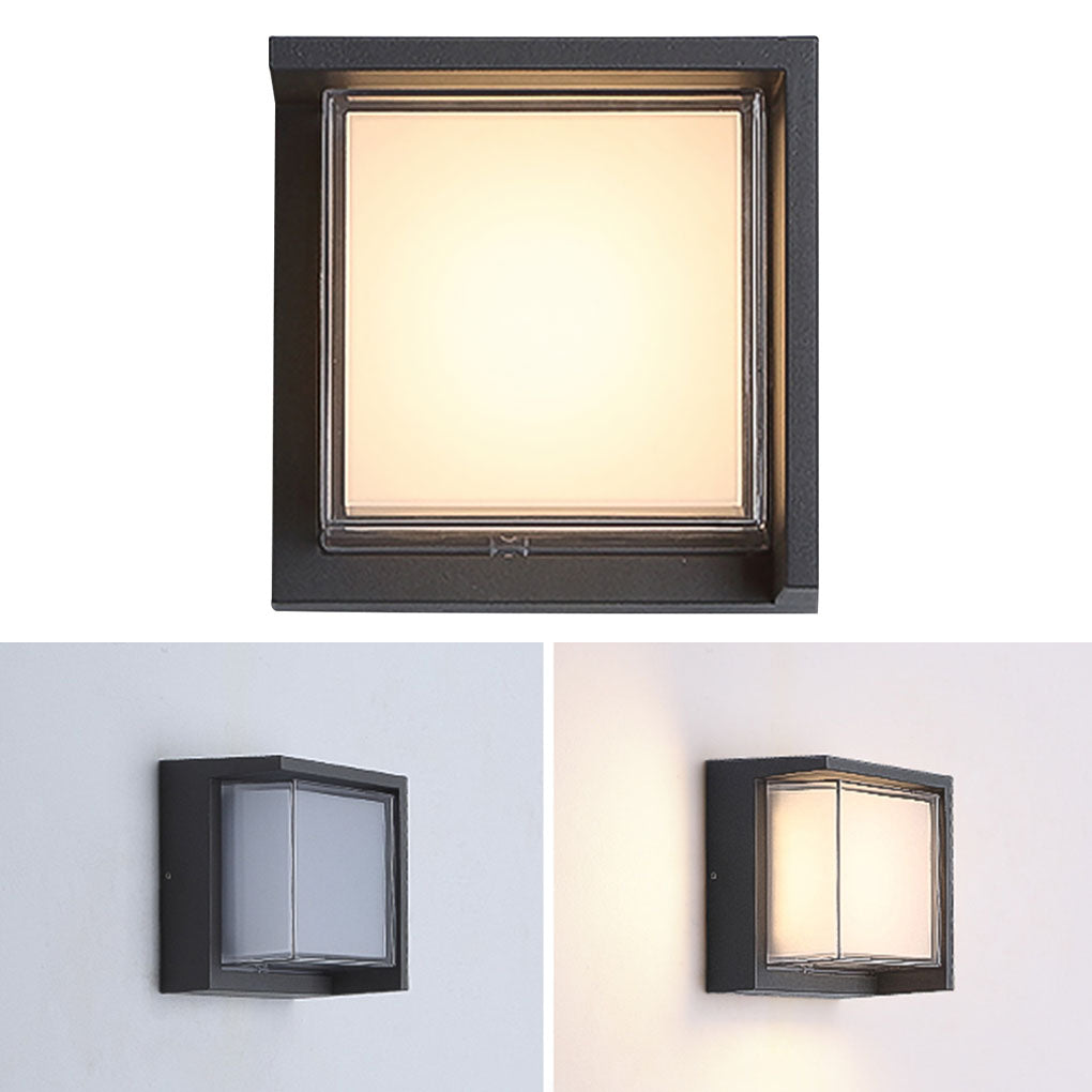 Modern Outdoor Wall Lights Round & Square Waterproof Designs for Gardens & Villas - Lamp Outdoor
