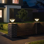Solar Powered Geometric Shape LED Waterproof Solar Lights Outdoor Lamp - Lamp Outdoor