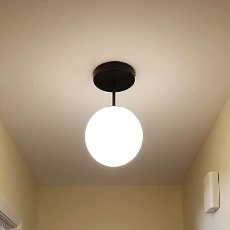 Lore Semi-Flush Mount Ceiling Light Glass - Lamp Outdoor