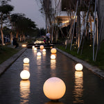 Acrylic Moon-Shaped Round Landscape Lighting Waterproof Modern Style - Lamp Outdoor
