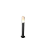 Sleek Cuboid Black Aluminum LED Bollard Lights Waterproof and Minimalist Design - Lamp Outdoor