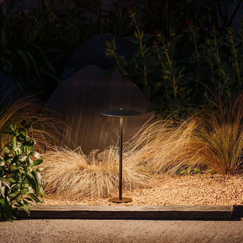 Arisha Umbrella Rechargeable Metal Outdoor Floor Lamp - Lamp Outdoor