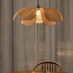 Aiko Handmade Pendant Light, Rattan/Willow Weave - Lamp Outdoor