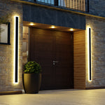Arisha Radiation Linear Metal Acrylic Outdoor Wall Lamp Garden Corridor - Lamp Outdoor