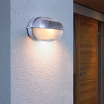 Ray Modern Round/Ellipse Outdoor Waterproof Wall Lamp, 2 Colors - Lamp Outdoor