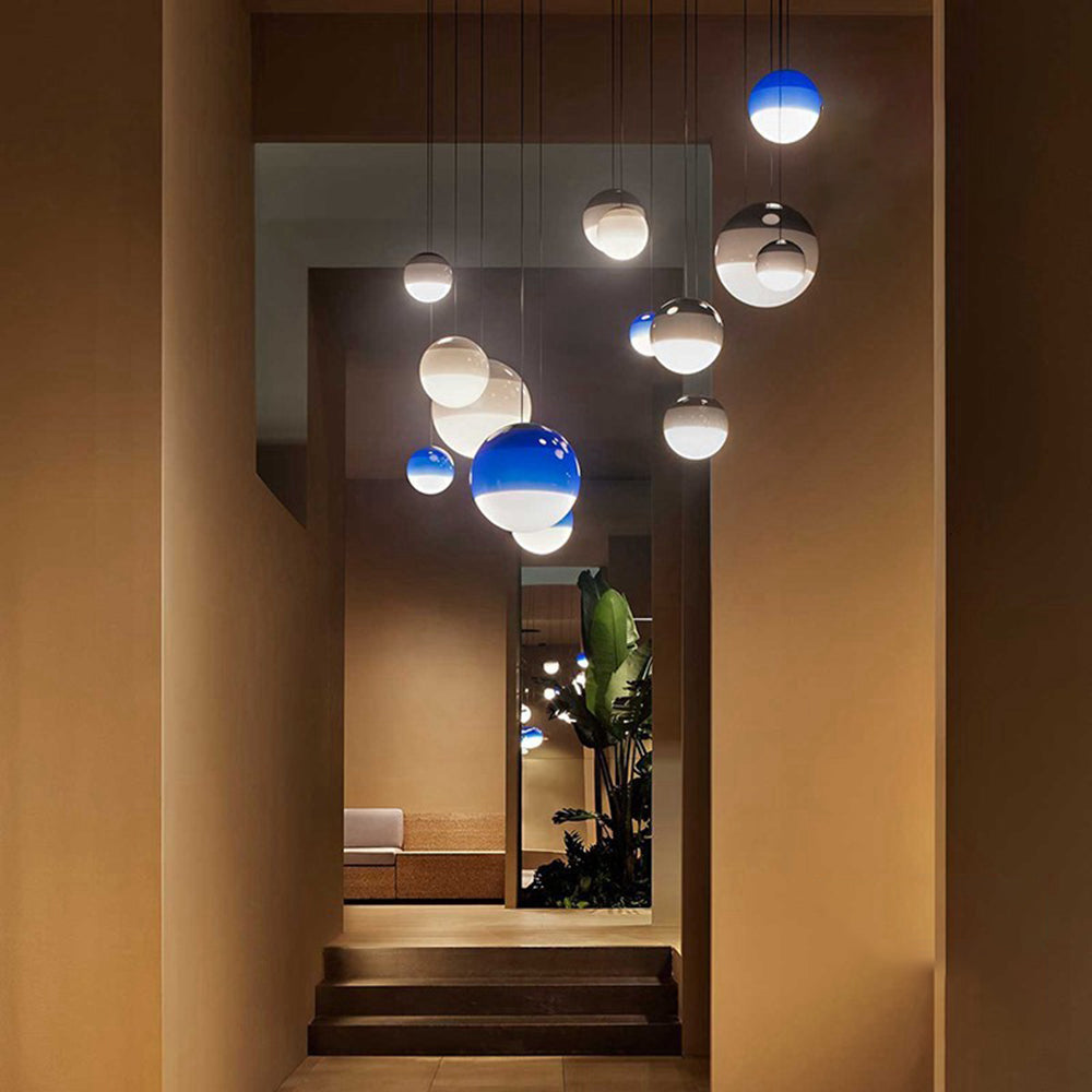 Edith Colorful Glass Pendant Light - Lamp Outdoor