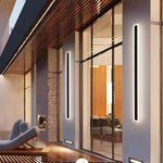 Arisha Radiation Linear Metal Acrylic Outdoor Wall Lamp Garden Corridor - Lamp Outdoor
