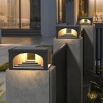 Ray Modern Stair Metal Solar Outdoor Pier-Mount Pillar Light - Lamp Outdoor