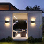 Ray Modern Rectangular Metal Outdoor Wall Lamp Water-Wave - Lamp Outdoor