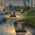 Ray Modern Pattern Metal Acrylic Outdoor Table Lamps - Lamp Outdoor
