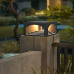 Ray Modern Stair Metal Solar Outdoor Pier-Mount Pillar Light - Lamp Outdoor