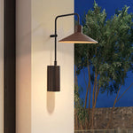 Arisha Modern Minimalist Wide Cone Shape Metal Outdoor Waterproof Wall Lamp - Lamp Outdoor
