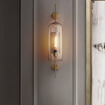 Kiri Industrial Classy Global Clear Glass Wall Lamp - Lamp Outdoor