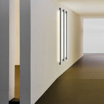 Liora Modern Slim Linear Black LED Wall Lamp - Lamp Outdoor