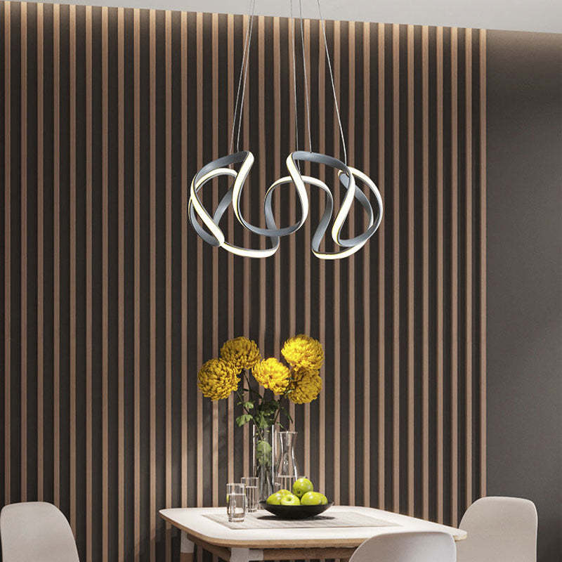 Clyra Modern Irregular Flower Pendant Light, 3 Colors - Lamp Outdoor