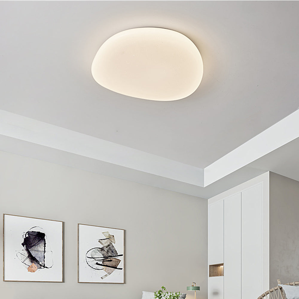 Sayu Flush Mount Ceiling Light, Pebbles Shape - Lamp Outdoor