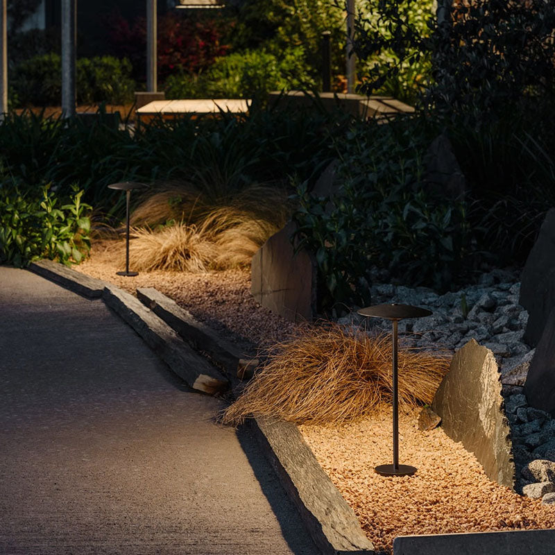 Arisha Umbrella Rechargeable Metal Outdoor Floor Lamp - Lamp Outdoor