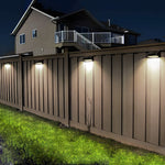 Minimalist solar outdoor wall lights dusk to dawn Waterproof Ambient - Lamp Outdoor
