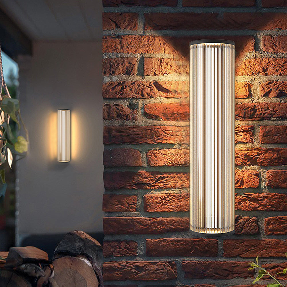 Ray Modern Semi-Cylindrical Outdoor Metal Wall Lamp - Lamp Outdoor