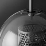 Kiri Industrial Classy Global Clear Glass Wall Lamp - Lamp Outdoor