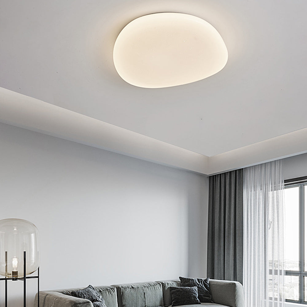 Sayu Flush Mount Ceiling Light, Pebbles Shape - Lamp Outdoor