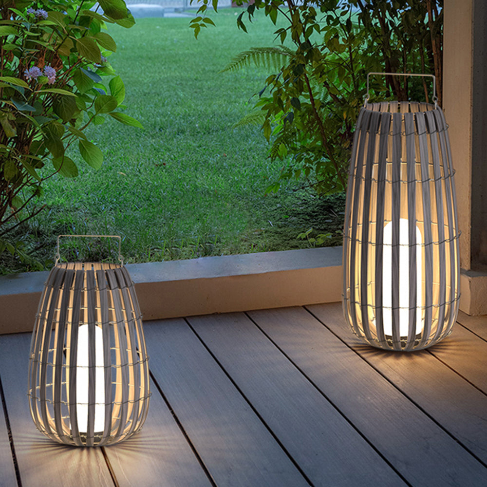 Ritta Retro Lantern Solar Rechargeable Outdoor Floor Lamp - Lamp Outdoor