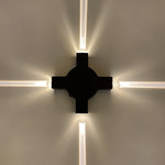 Creative Starlight Decorative LED Waterproof Black Modern Wall Lamp - Lamp Outdoor